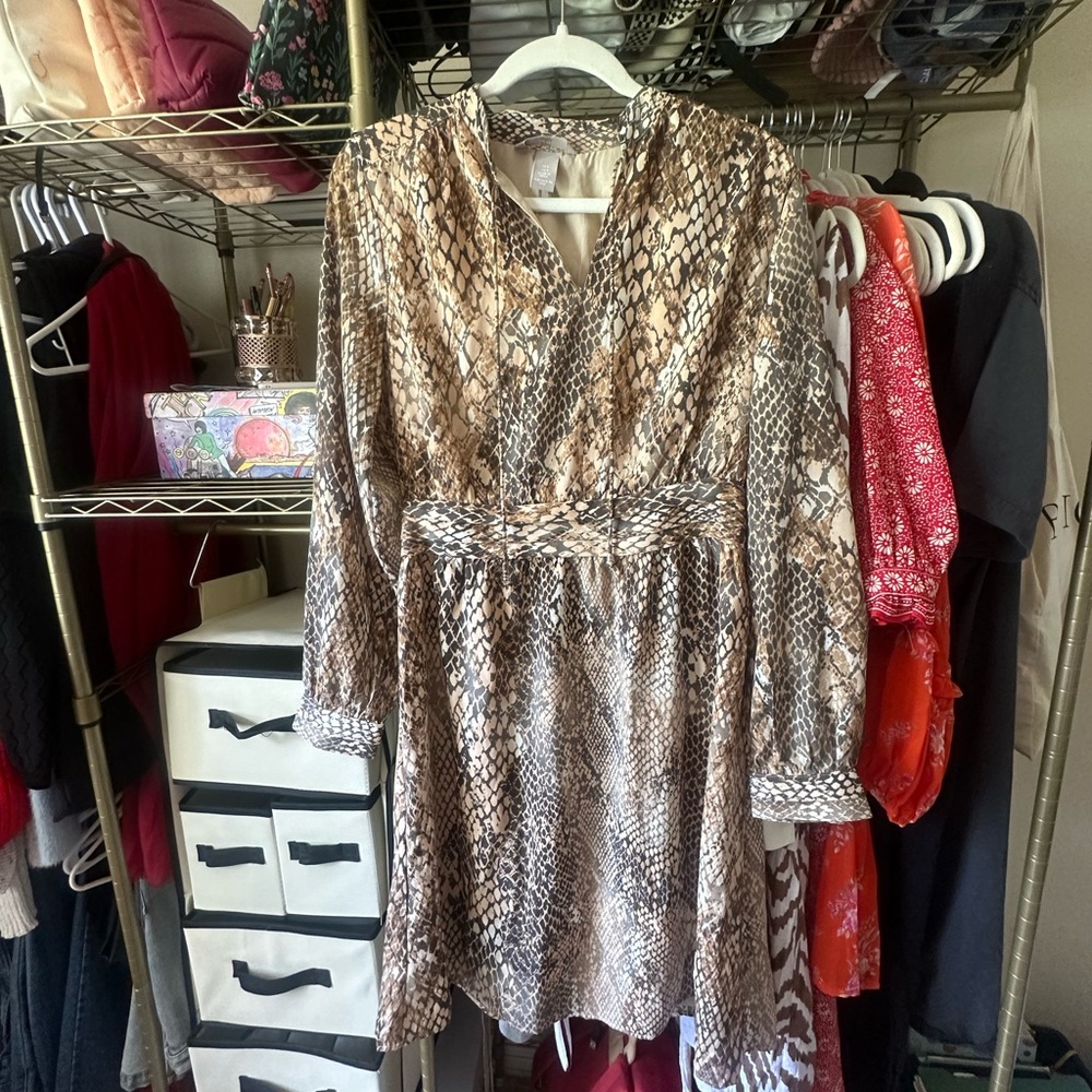 Animal Print Cocktail Dress